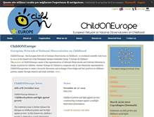 Tablet Screenshot of childoneurope.org
